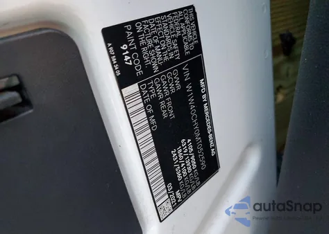 2021 Mercedes-Benz Sprinter 2500 z USA, uszkodzony, nr VIN W1W40CHY0MT052590